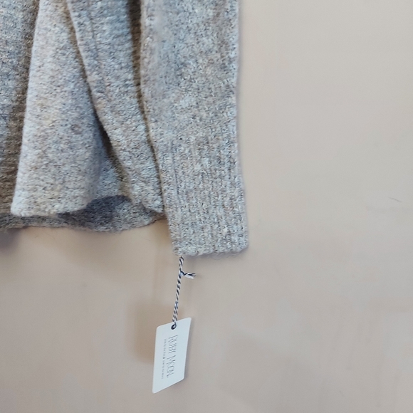 Ruby Moon Cotton Oversized Cocoon Cardigan Sweater Gray Size XS - Picture 4 of 10